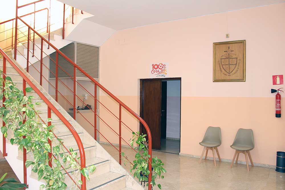 Escalera de la Residencia universitaria Carmen Méndez de Granada